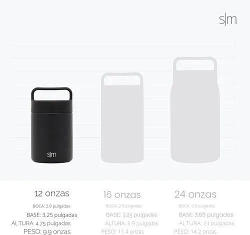 Miniatura 4 de Simple Modern Tarro de comida para comida caliente Reutilizable de acero inoxidable aislado al vacío a prueba de fugas, almacenamiento de almuerzo