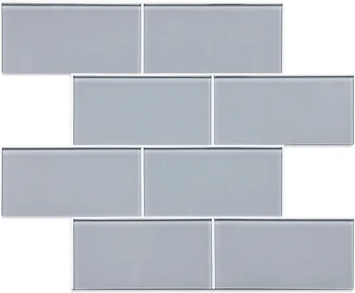 Azulejos de vidrio para despegar y pegar, loseta en muro de pared de cocina, azulejos de vidrio autoadhesivos de metro (5 hojas, 5 pies cuadrados)