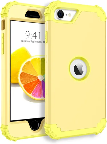 Miniatura 12 de BENTOBEN Funda para iPhone SE 2022 y iPhone SE 2020, resistente 3 en 1, cuerpo completo, resistente, a prueba de golpes, híbrida de policarbonato