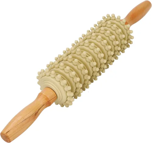 Miniatura 3 de Rodillo de masaje fascia, Rodillo de madera, Puntos de gatillo, Pierna delgada, Afloja la celulitis, Rodillo de masaje de fascia para heridas