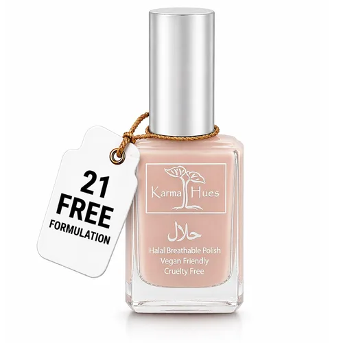 Miniatura 11 de Karma Naturals - Esmalte de uñas Halal certificado – transpirable y permeable al agua, apto para Wudu (Aabidah)