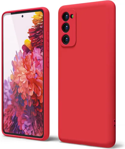 Miniatura 459 de oakxco Funda para teléfono Samsung Galaxy S21 Ultra con agarre de silicona líquida, bonita funda delgada y delgada de goma suave de TPU lisa