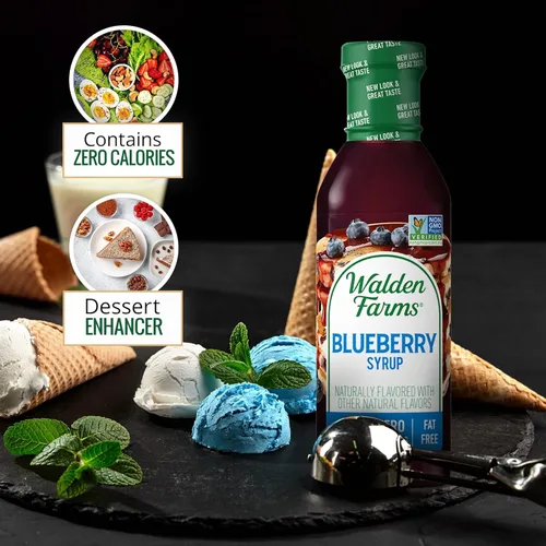 Miniatura 8 de Walden Farms Jarabe, fresa/arándano, 12 onzas