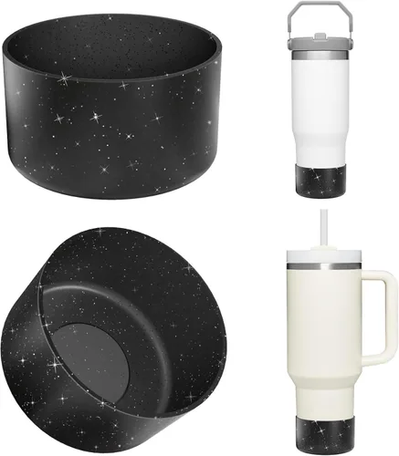 Miniatura 24 de Airboat - Paquete de 2 bases protectoras de silicona para vasos Stanley Quencher Adventure de 40 oz, 30 oz y IceFlow de 20 oz y 30 oz, base inferior