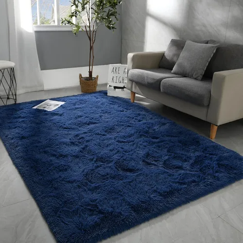 Hutha Alfombras de Área Grandes de 5x8 pies para Sala de Estar, Alfombra Moderna Súper Suave y Esponjosa para Dormitorio, Alfombras Shag Peludas y