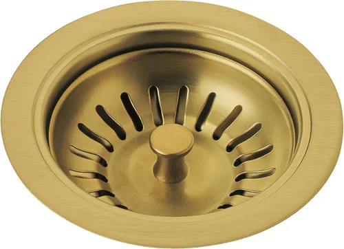 Miniatura 7 de Grifo Delta 72010-CZ Brida y colador, fregadero de cocina, bronce champán