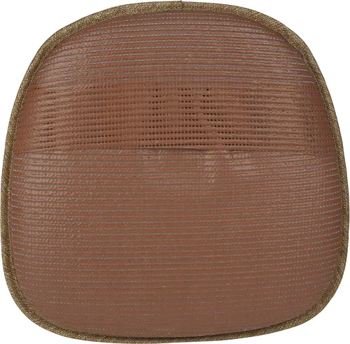 Miniatura 5 de Klear Vu Gripper - Cojín antideslizante para silla, moderno de mediados de siglo, ensamblado en Estados Unidos, relleno extragrueso, tela de Dorado