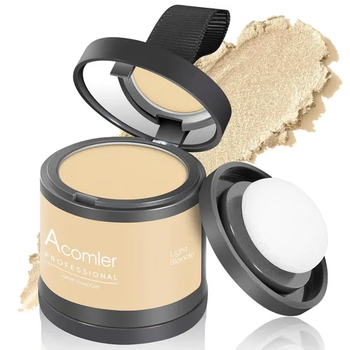 Miniatura 12 de Acomler Color de Cabello en Polvo de Sombra para Retoque Instantáneo de Raíces, Cobertura de Raíces, Marrón Oscuro para Cabello Ralo, Cobertura