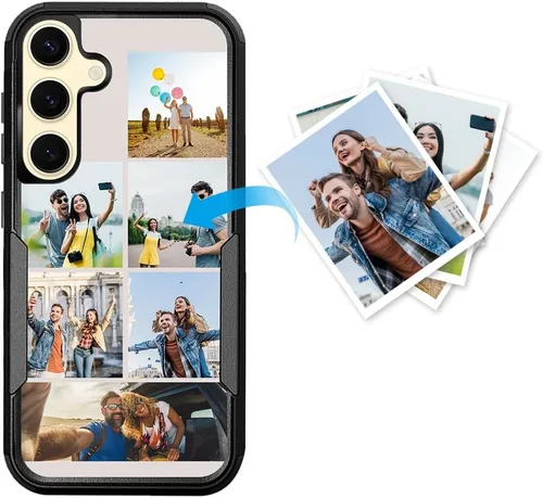 Miniatura 49 de Funda protectora personalizada para Samsung Galaxy S22 Ultra 5G (versión 2022), funda protectora de doble capa resistente con múltiples fotos, a