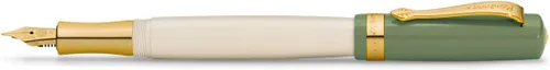 Miniatura 5 de Kaweco STUDENT 20's Jazz Bolígrafo I Business Bolígrafo de acrílico de alta calidad en marrón y crema I Elegante bolígrafo con caja de regalo