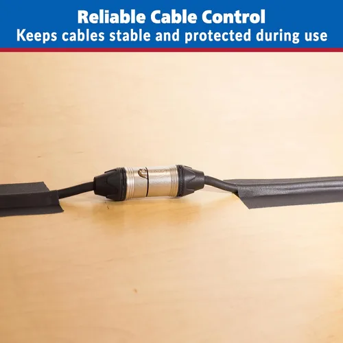 Miniatura 6 de Cinta Gaffer de Grado Premium Profesional - Negro Cinta Gaff Pro de Servicio Pesado Asegura Cables Sostiene Cables sin Dejar Residuo Pegajoso