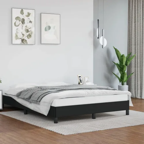 Miniatura 9 de Marco de cama blanco de 39.4 x 74.8 pulgadas, doble piel sintética (colchón no incluido), peso: 39.24 libras (U)