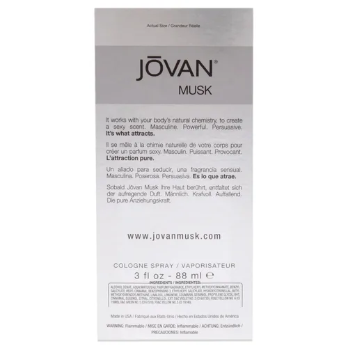 Miniatura 5 de Jovan Jovan Platinum Musk Men EDC Spray 3 oz