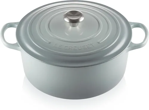 Miniatura 58 de Le Creuset Horno holandés redondo de hierro fundido esmaltado, 4.5 cuartos de galón, Marsella Marseille