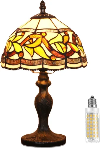 Miniatura 12 de Lámpara de Vidrio Teñido, Lámpara de Mesa de Vidrio Teñido, Lámpara de Noche de Escritorio Hecha a Mano, Lámpara de Noche de Cama, Regalo de Arte