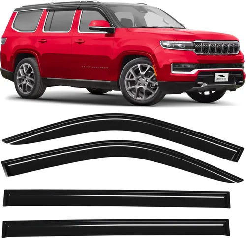 Miniatura 14 de Voron Glass - Protectores de lluvia adhesivos extra duraderos para Honda Civic 2022-2026 Sedan, deflectores de ventana, viseras de ventilación, 6