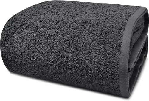 Miniatura 48 de DAN RIVER Paquete de 1 toalla de baño jumbo de 40 x 80 pulgadas, toallas de baño extragrandes de secado rápido para baño, toallas suaves y Verde