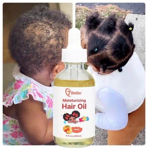 Miniatura 2 de Productos naturales para el cuidado del cabello para bebés, suero nutritivo y extra fuerte con aceite de semilla negra para un crecimiento potente