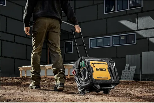 Miniatura 8 de DEWALT Bolsa de almacenamiento de herramientas rodantes de 18 pulgadas con 27 bolsillos (DWST560107)