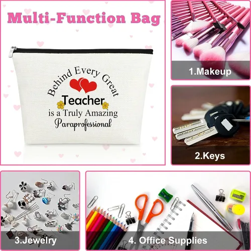 Miniatura 7 de Mxrymvu Bolsas de maquillaje de regalo para profesoras, 0142_NO4
