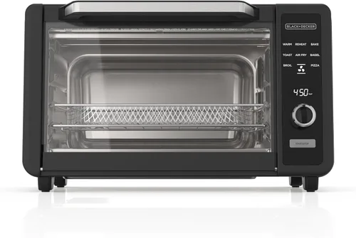BLACK+DECKER Crisp 'N Bake™ Horno tostador para freír digital de 6 rebanadas