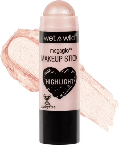 Miniatura 2 de Wet n Wild MegaGlo Conceal & Contour Highlighter Stick & MegaGlo - Barra de maquillaje para ocultar y contornear neutro, sigue tu bisque y MegaGlo