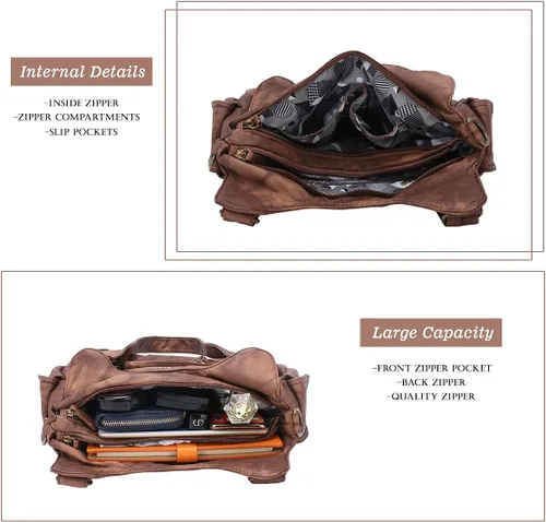 Miniatura 5 de Angel Barcelo Bolsos de cuero sintético para mujer, bolso de hombro, a la moda, bolsas para niñas