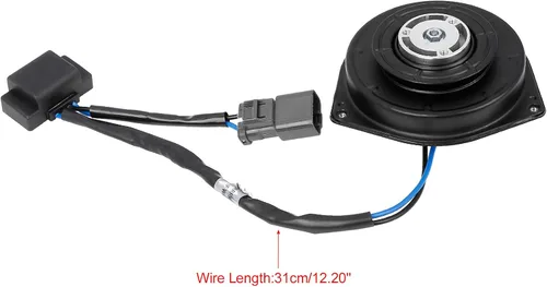 Miniatura 3 de X AUTOHAUX 38616-PWA-J01 38616-R40-A01 A/C condensador radiador motor de ventilador para Honda Fit 2007-2008