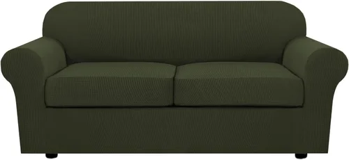Miniatura 115 de H.VERSAILTEX - 3 fundas de sofá elásticas para 2 cojines de sofá. Fundas para muebles de sala de estar (funda base más 2 fundas de cojín de asiento)