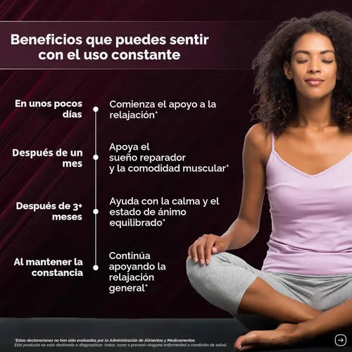 Miniatura 6 de Complejo completo de magnesio de 500 mg para mujeres y hombres 120 cápsulas Suplemento Mag 6 en 1 con zinc Calidad del sueño y salud muscular
