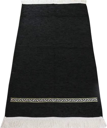 Miniatura 3 de Modefa Alfombra de oración islámica turca, tapete de oración de chenilla Sajada para hombres y mujeres, alfombra tradicional musulmana de oración