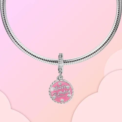 Miniatura 2 de LUXILLA Abalorio de plata de ley 925 para madre, hija, abuela, para familia, amor, madre, hija, abuela, para pulseras, collares, dijes, joyas
