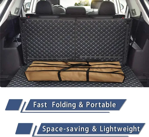 Miniatura 7 de CampLand - Mesa plegable ajustable de aluminio, ligera, multiuso Plateado