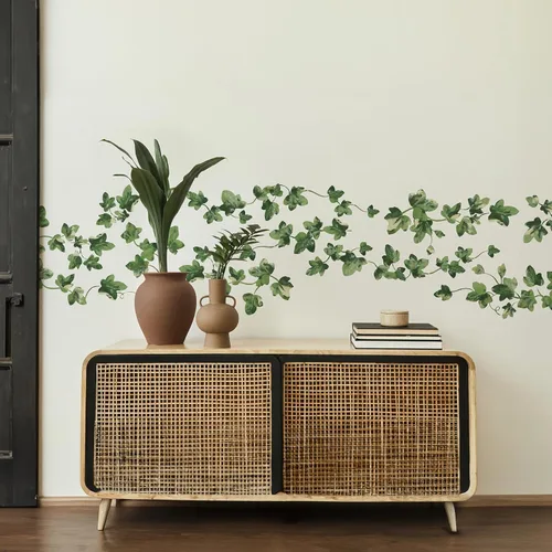 Miniatura 3 de RoomMates Painterly Green Ivy Vine - Adhesivos de pared, vinilo, (paquete de 1), fabricado en Estados Unidos
