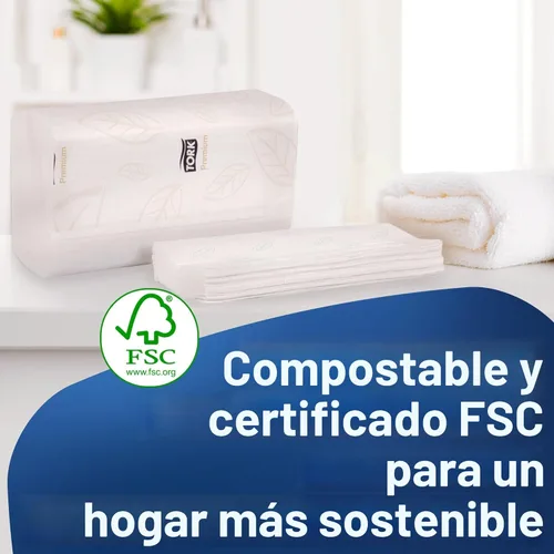 Miniatura 6 de Tork Soft Xpress Multifold Paper Hand Towels White, H2 System Compatible 16 Packs X 135 Towels Each (MB579)