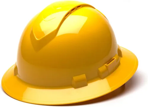 Miniatura 8 de Texas America Safety Company Casco duro RIDGELINE de ala completa con ajuste de perilla de 6 puntos y bolsa Azul ventilado