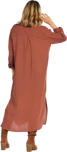 Miniatura 7 de Mud Pie Clemmy - Vestido largo para mujer, color óxido, talla M, Herrumbre