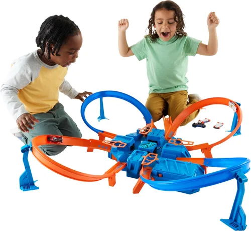 Hot Wheels Set de pista Criss Cross Crash [Exclusivo de Amazon]