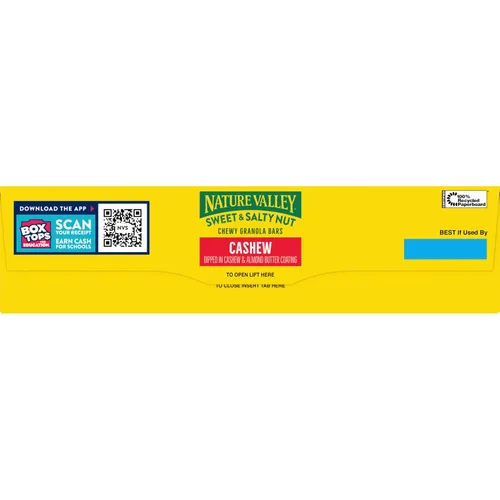 Miniatura 7 de Nature Valley Barras de granola de nueces dulces y saladas, anacardo, 15 barras, 18 onzas