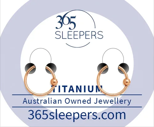 Miniatura 10 de 365 Sleepers Anillo de titanio de 18G de 0.236 a 0.394 pulgadas, con bisagras, segmento BCR, hélice, tragus, septum, nariz, labio, arete de aro