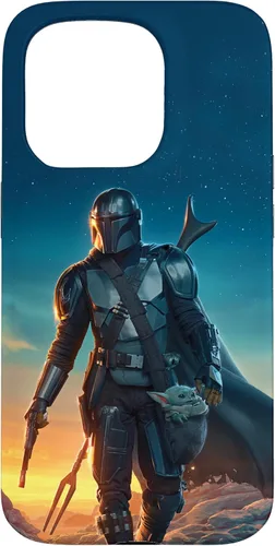 Miniatura 13 de iPhone 11 Pro Max Star Wars The Mandalorian and Grogu Sunset Poster Case