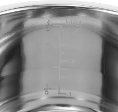Miniatura 9 de Olla de arroz de acero inoxidable 304, olla interior de repuesto con parte inferior compuesta gruesa de 8.26 x 8.26 x 4.33 pulgadas, compatible