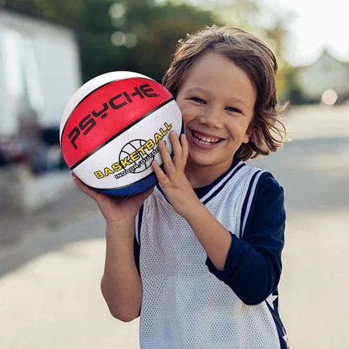 Miniatura 4 de Baloncesto para niños y jóvenes, tamaño 4/5 (25.5/27.5 pulgadas), baloncesto de goma de alta calidad para niños y niñas, juegos de piscina