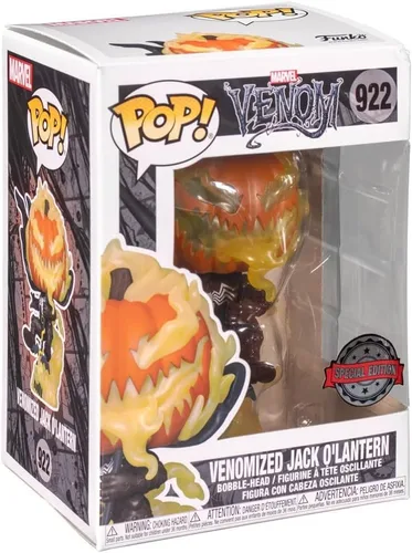 Miniatura 2 de Funko Venom POP! Figura de vinilo Venomized Jack O Lantern 3.5 in