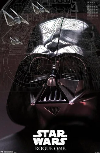 Miniatura 10 de Trends International Star Wars: Rogue One - Póster de pared de Lord Sith, 14.725 x 22.375 pulgadas, versión enmarcada de madera de granero