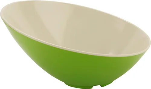 Miniatura 27 de G.E.T. B-792-W - Cuenco en ángulo para servir en cascada para ensaladas, arroz y postre, 24 onzas / 9.25 pulgadas, color blanco