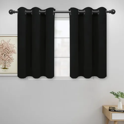 Miniatura 114 de Easy-Going - Cortinas opacas para dormitorio, aislamiento térmico sólido con ojales, cortinas de ventana para reducción de ruido, cortinas
