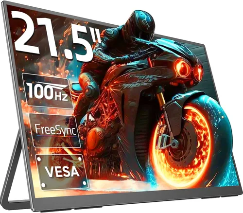 Miniatura 11 de Monitor portátil con pantalla táctil con batería de 8000 mAh, 15.6 pulgadas, 125% sRGB ultra delgado de 10 puntos, monitor de pantalla táctil USB-C