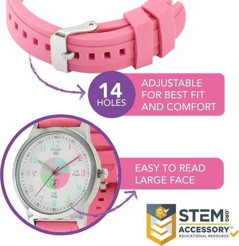 Miniatura 2 de OWLCONIC Kids Watch - Analog Watches for Kids - Girls & Boys Watches Ages 7-10, Watches for Kids 8-12, Kids Analog Watch Telling Time Teaching Tool