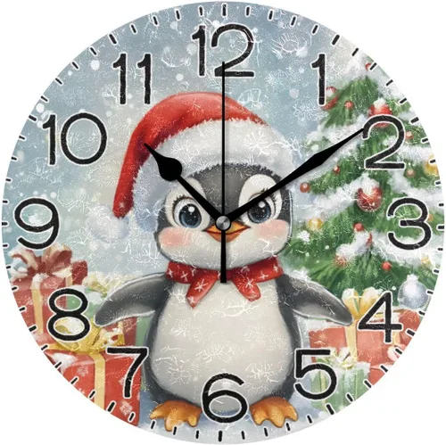 Miniatura 17 de ALAZA Reloj de pared violeta para bicicleta, color lavanda, flores moradas, con mariposas, funciona con pilas, sin tictac, cuarzo silencioso